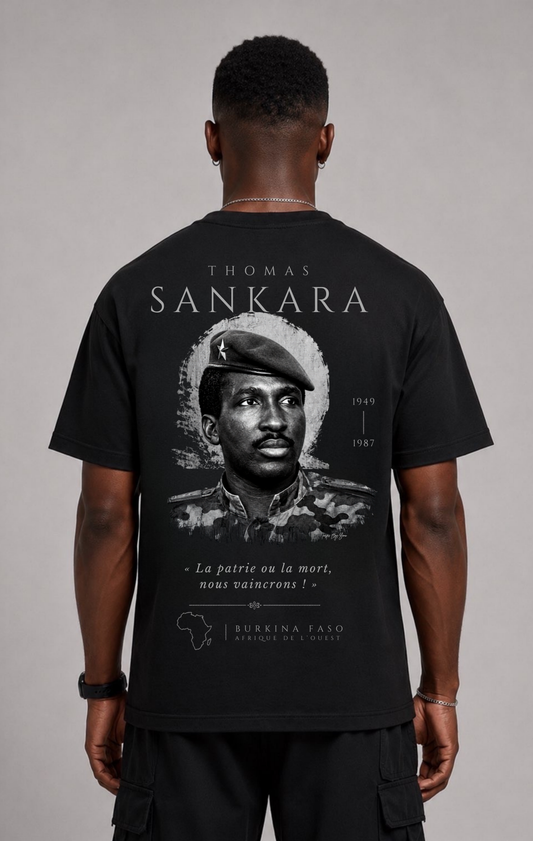T-shirt Sankara 🇧🇫oversize unisexe Burkina Faso